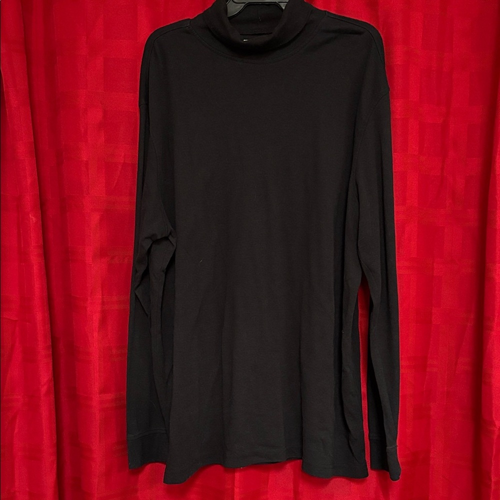 Classic Black Men's Long Sleeve Shirt